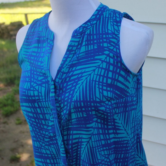 Apt 9 Sleeveless button down blouse Petite Small - Picture 4 of 11